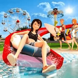 水上游乐场夏日泳装版
