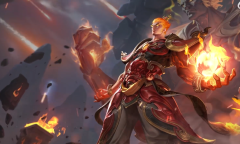 王者荣耀司空震地狱燃心皮肤特效展示