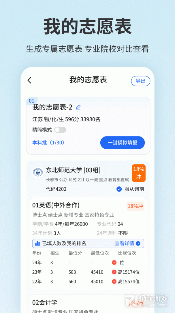 高考志愿填报