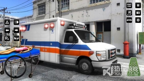 3D救生员救援车