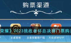 王者荣耀2023挑战者杯总决赛门票购买方法指南