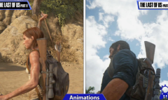 《最后的生还者：重制版》画面对比《最后的生还者2》