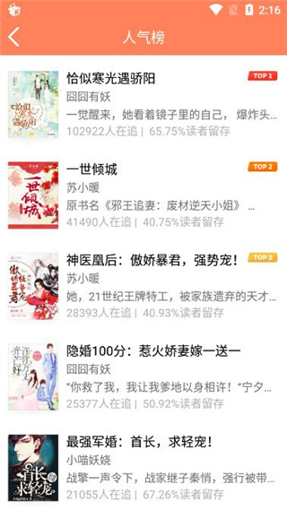 橙子小说最新版