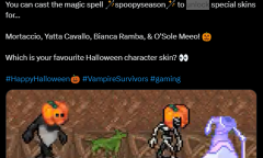 吸血鬼幸存者万圣节皮肤咒文介绍