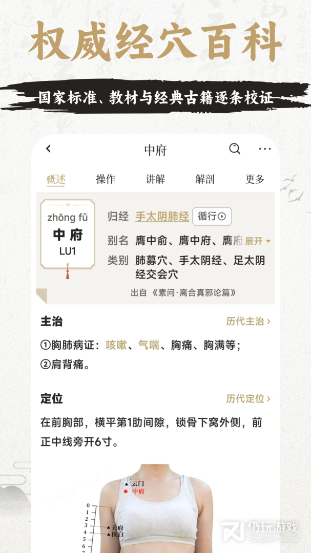 中济经络穴位