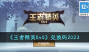《王者精英5v5》最新兑换码分享2023