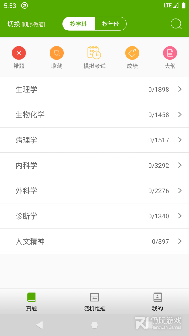西医综合考研真题