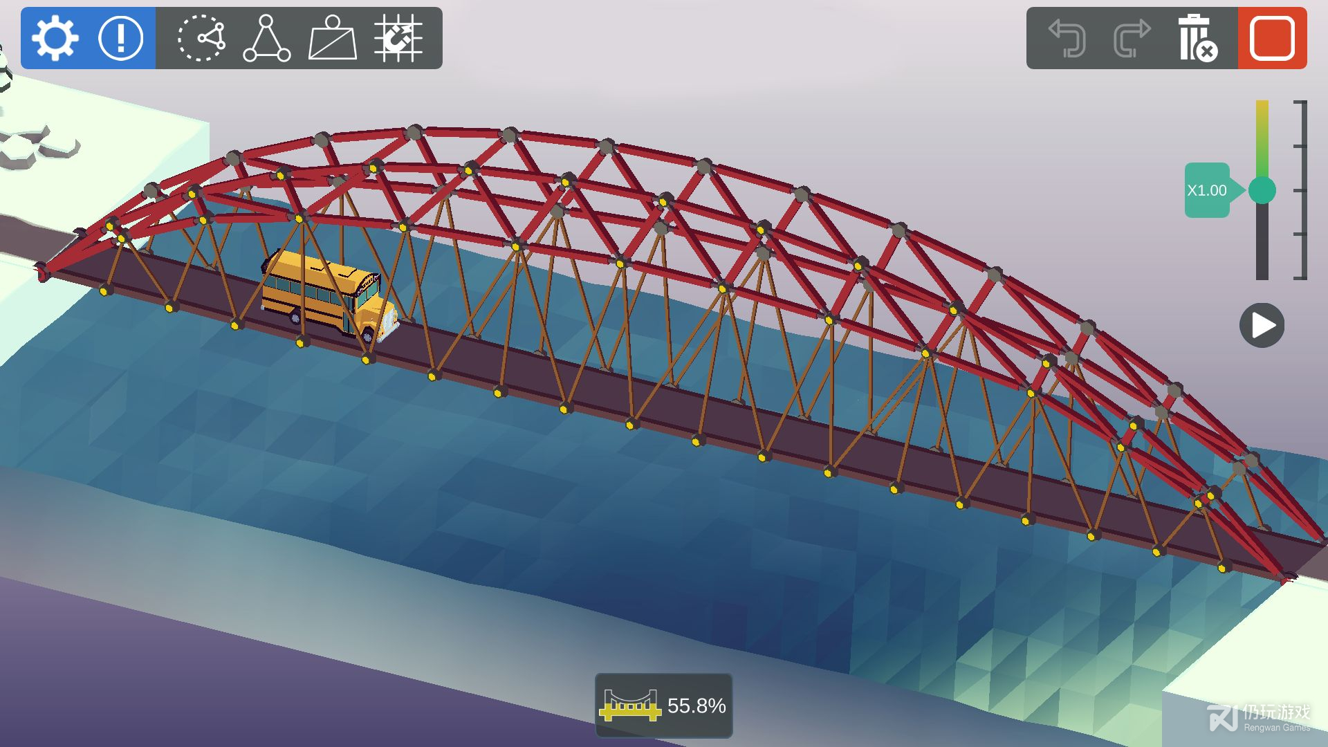 桥梁建造模拟