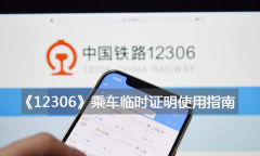 《12306》乘车临时证明使用指南