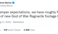 Gi《战神：诸神黄昏》独家预告片反响强烈 即将发布新演示