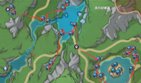 原神4.2湖光铃兰快速收集路线图