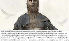 《战神：诸神黄昏》艺术集泄露 最可怕的敌人奥丁