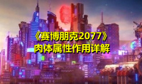 《赛博朋克2077》肉体属性作用详解