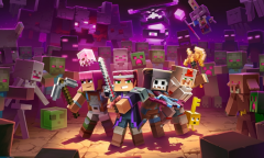 《我的世界：地下城》新拓展包 “回音虚空”大战末影人