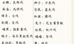 寄心茶屋毛线配方大全