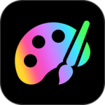 小画家涂鸦画画