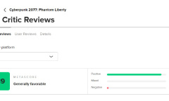 赛博朋克2077往日之影MC综合评分89分