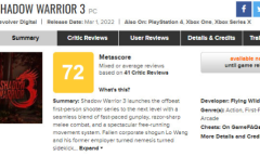 IGN评《影子武士3》 7分没有什么创新