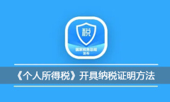 《个人所得税》开具纳税证明方法