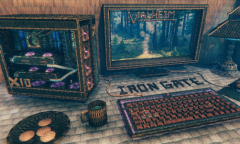 国外玩家在《英灵神殿》中建造了一台电脑