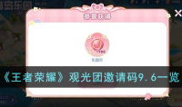 王者荣耀观光团邀请码9.6详情