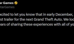 R星将于12月初公布GTA新作预告一览