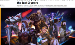 暴雪过去三年玩家人数下降29%  玩家表示活该