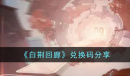 《白荆回廊》最新兑换码介绍