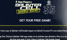 育碧喜加一！《细胞分裂：双重间谍》现可免费领取！