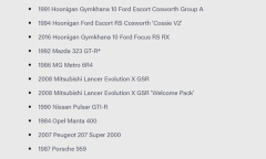 极限竞速地平线5拉力赛dlc新增车辆介绍