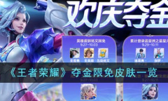 王者荣耀夺金限免皮肤说明