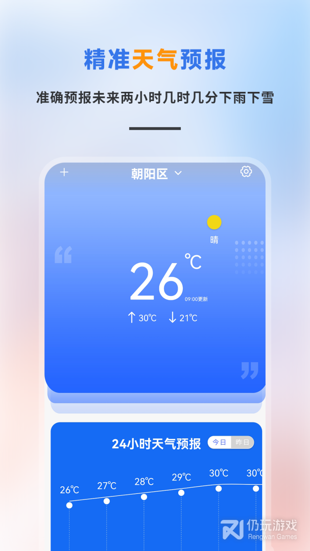 精准天气预报