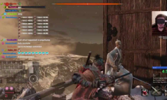 主播速通《只狼》修罗结局 全程蒙眼！